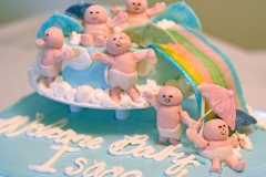 عکس های 50 مدل کیک تولد بچه برای اولین شکم مادران (2)
