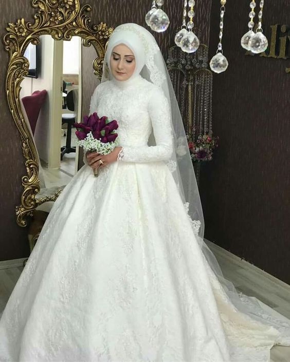 لباس عروسی برای زنان حجاب