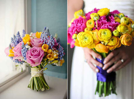 گلهای عروسی زنده